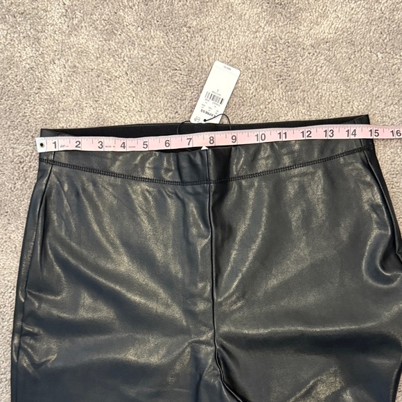 Express Black Faux Leather Leggings​ - Picture 3 of 4